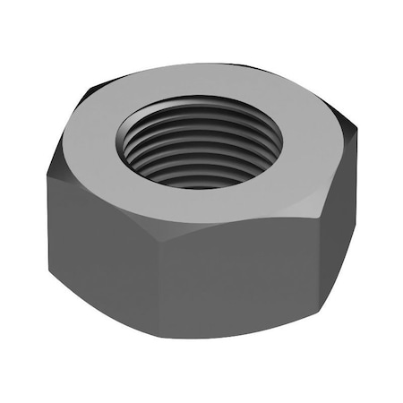 Huyett Hex Nut, 1-1/2-6, Low Carbon Steel, Zinc Clear Trivalent, 1.281 in Ht NUTH04-1500-1281LC3